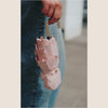 Sunbarry Romantic Breezer in Blush Rosé – video of the UV umbrella with heart trim and gold handle, certified UPF 50+#Color_Blush Rosé